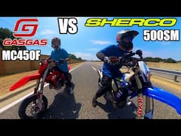 Sherco 500SM vs GASGAS 450SM