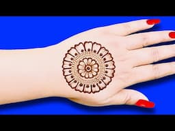 beautiful and simple mehndi design | *VERY EASY MEHNDI DESIGN*