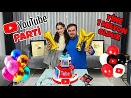 ELİF SİNEM 1 MİLYON ARKADAŞ PARTİSİ YAPTIK ‼️ YOUTUBE 1 MİLYON ABONE OLDU !!