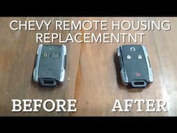 CHEVY KEY FOB/REMOTE HOUSING REPLACEMENT $10 FROM AMAZON TOOK 10 MIN TO DO ON MY 2017 CHEVY 2500HD