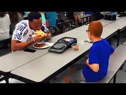 Her Son Ate Alone At School Every Day, Then A Football Star Sat Next To Him & Made Mom Cry With THIS