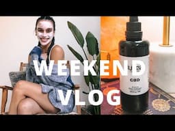 VLOG | Best Self Care Tips, CBD Oil for Anxiety + Vegan Impossible Burger