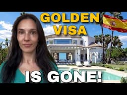 Spain Update: GOLDEN VISA is Gone!