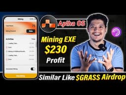 Confirmed $200+ Token😁 - AlphaOs Network Mining & Farm Airdrop | AlphaOs Mining Like $GRASS In 2024🔥