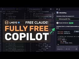 LMSYS Copilot: This FREE COPILOT Alternative has CLAUDE 3.5 SONNET & GPT-4O FOR FREE!?