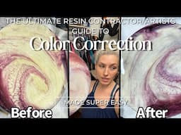 Ultimate Guide To Color Correcting Yellow / Amber Resin (and it’s super easy!!)