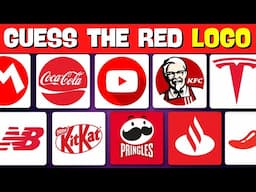 Guess The Logo Red Edition 🔴 | Random Quizzes