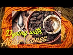 How to Dye with Alder Cones | Catkins