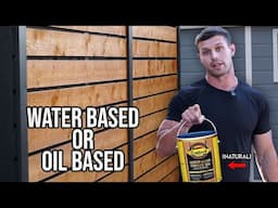 Oil vs Water Based for Fence - NATURAL Australian Timber Oil on Pine "Common Board"