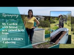 Revamping my Herb & Flower Garden! | Unboxing Vego Garden Raised Beds