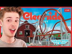 🔴 BUILDING a Theme Park Tycoon 2 Park LIVE! (Clearside Valley)