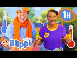 Hot or Cold? Play Along with Blippi & Meekah! | Blippi | Moonbug Kids📖 Learning Corner