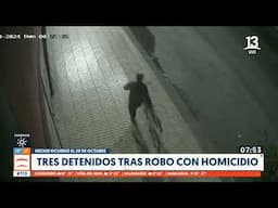 Tres detenidos tras robo con homicidio en Recoleta