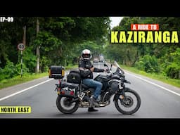 Riding Inside Kaziranga National Park is Breathtaking | Spotted Rhino🦏 | Ep-09 Arunachal To Assam