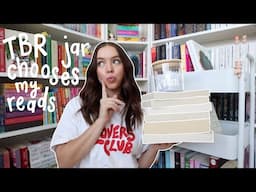 TBR prompt jar (with a twist) chooses my reads for November! 📚🫙