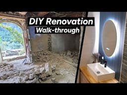 My Ancient Basement Renovation / Full Walk-through