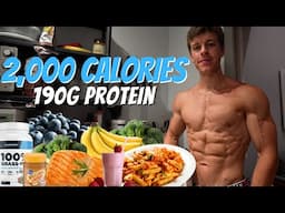 Full Day of Eating 2,000 Calories | EASY Low Calories and High Protein Diet To Lose Fat