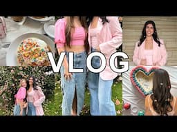 VLOG: Chaotic Easter GRWM, Mini Claw-Clip Hairstyle & Gender Reveal Boy or Girl? | Gabriella Mortola