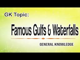 Waterfalls of the World|GK mcqs|General knowledge quiz| Mushahid Haider