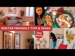 Instantly UPGRADE YOUR HOME with these RENTER FRIENDLY TIPS | 10 MIN IDEAS | HOME GUPSHUP