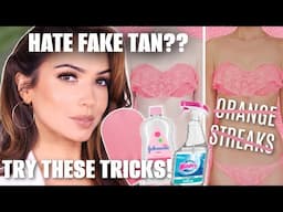 BEST SELF TAN AT HOME + How To Fix Tanning MISTAKES