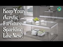 How to Clean Acrylic Furniture? How to Clean Lucite Furniture?