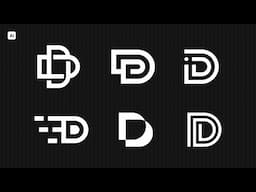 Create a Professional 'D' Logo Mark with Grids | Adobe Illustrator Tutorial