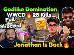 Jonathan Is Back🔥👑 GodLike Domination WWCD🥵 28 Kills Total🚨 Ankiiibot Full Shocked