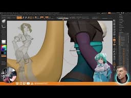 No Spare Time with SMAARTIST - Stephen Anderson - ZBrush Character Design with Stephen Anderson