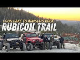 The Rubicon Trail | Epic 3 Day Offroad Camping Adventure In Our Jeep Wranglers TJ and LJ Part: 1