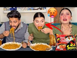 3X SPICY RAMEN NOODLES CHALLENGE | EXTREME SPICEST RAMEN @ThatWasCrazy