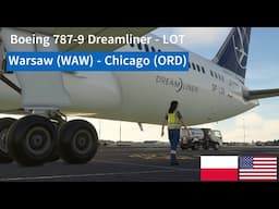 LOT Polish Airlines Boeing 787-9 Dreamliner | Vuelo de Varsovia (WAW) a Chicago (ORD) | Flight Sim