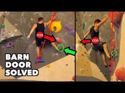 Barn Door Physics & Quick Foot Switch Techniques🚪Analytic Bouldering