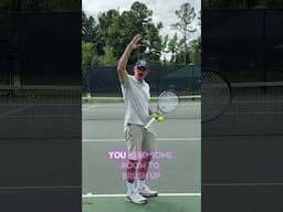 Not always, but usually, this is bad tennis serve advice. #tennisserve #tennistips