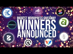 Christmas Giveaway Winners Announced