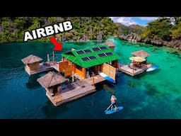 Overnight in a Hidden Off-Grid Houseboat (Coron, Philippines)