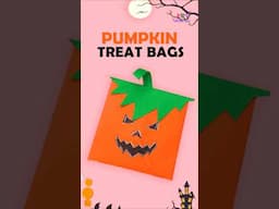 DIY Treat Bags | Pumpkin paper craft l Treat Bags | Shorts |@VENTUNOART