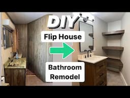 DIY Flip House Bathroom - Before & After Transformation - HOW TO