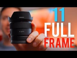 BEST Vlogging Lens for SONY ZV-E1? 11mm f/1.8 Full Frame