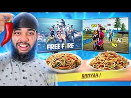 CHAPATI YOU LOSE FREE FIRE YOU EAT WORLDS SPICIEST NOODLES CHALLENGE