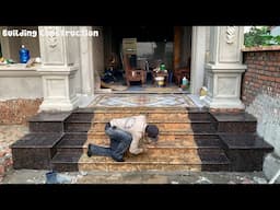 Construction And Installation Techniques For The Most Beautiful Colored Stone Steps