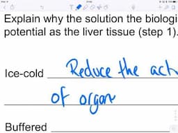 Exam Technique (New AS/A Level) - Q5 Cell Fractionation - Secure Specimen Paper