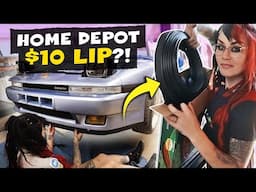 Trying the $10 Home Depot Lip Mod on my Mk3 Supra -- It's AMAZING!!