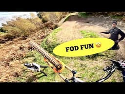 CHECKING OUT FUN MTB TRAILS IN FOREST OF DEAN BTS ON A MUC-OFF VIDEO