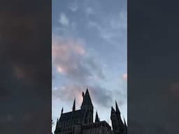 Hogwarts at sunset vibes ✨🧙🏼‍♀️ Which house are you? #Hogwarts #UniversalOrlando #HarryPotter #FYP