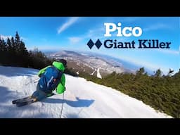 Skiing Pico Mountain -- Giant Killer ♦♦ and Poma Glades ↟↟