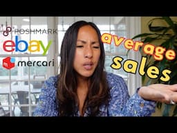 Average is Better Than Awful - What Sold on Poshmark, eBay, and Mercari!