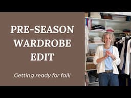 Preparing My Closet for Fall- Let's edit out the warm weather pieces to make room for sweaters!