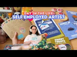 Self-Employed Artist Diaries 🎨 Packing Orders & Building an Art Community