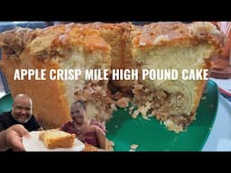 MILE HIGH APPLE CRISP CRUMBLE POUND CAKE